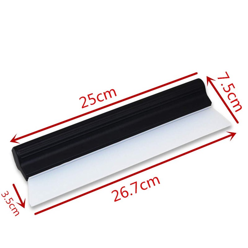EatingBiting 10.5" Professional Automotive Squeegee Silicone Water Blade Car & Home Use Quick Dry Window Shower Glass Squeegee Dual Silicon Blades, T-bar Cleaning Water Squeegee Blades for Cars, Truck - Image 3